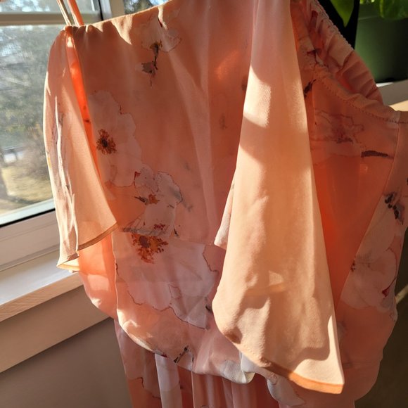 Floral Peach Maxi Dress XXS, Reitmans - Picture 4 of 10